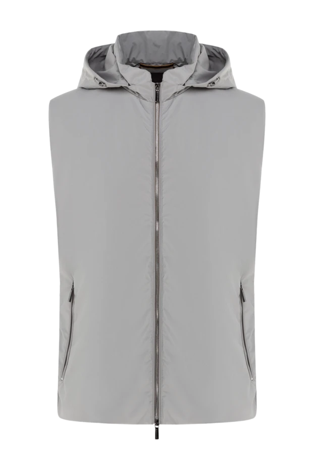 Moorer man men's gray polyester vest купить с ценами и фото 177149 - photo 1