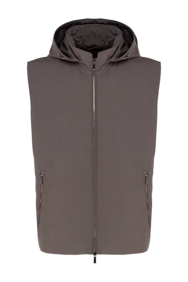 Moorer man men's gray polyester vest купить с ценами и фото 177150 - photo 1