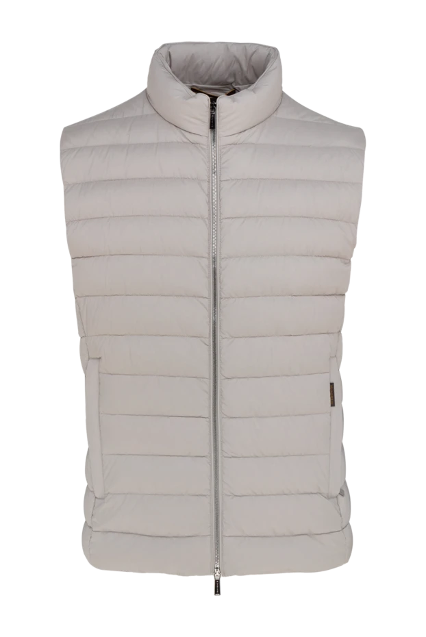 Moorer man men's gray polyester vest купить с ценами и фото 177159 - photo 1