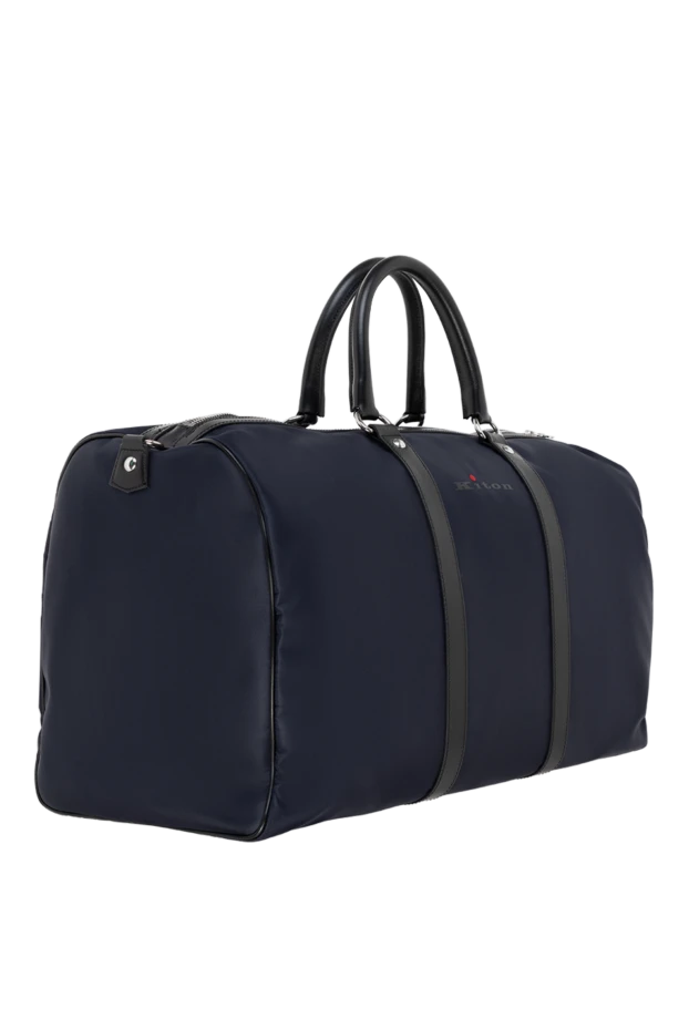 Kiton man black polyamide travel bag for men 174253 - photo 3