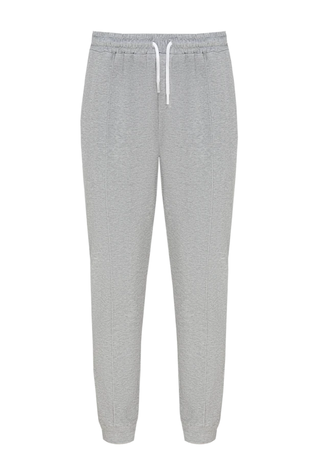 Barba Napoli man cotton and polyamide trousers for men, gray купить с ценами и фото 177191 - photo 1