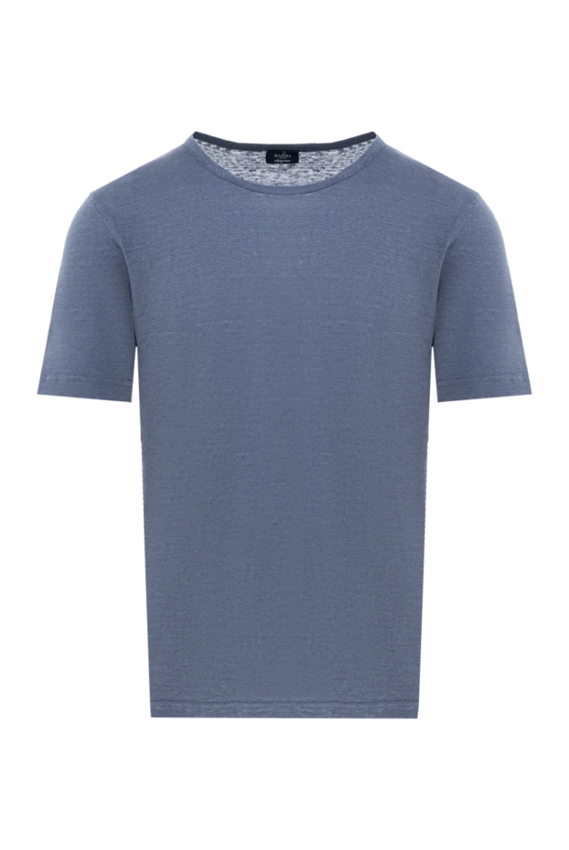 Barba Napoli man men's gray linen t-shirt купить с ценами и фото 177193 - photo 1