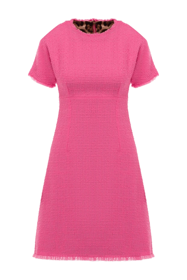 Dolce & Gabbana woman women's pink dress made of wool and polyamide купить с ценами и фото 177204 - photo 1