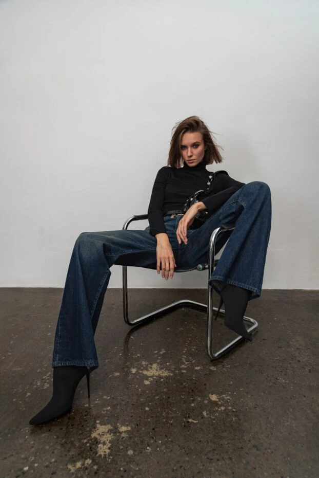 Dolce & Gabbana джинсы женские прямого кроя из плотного денима
 177212 - фото 3