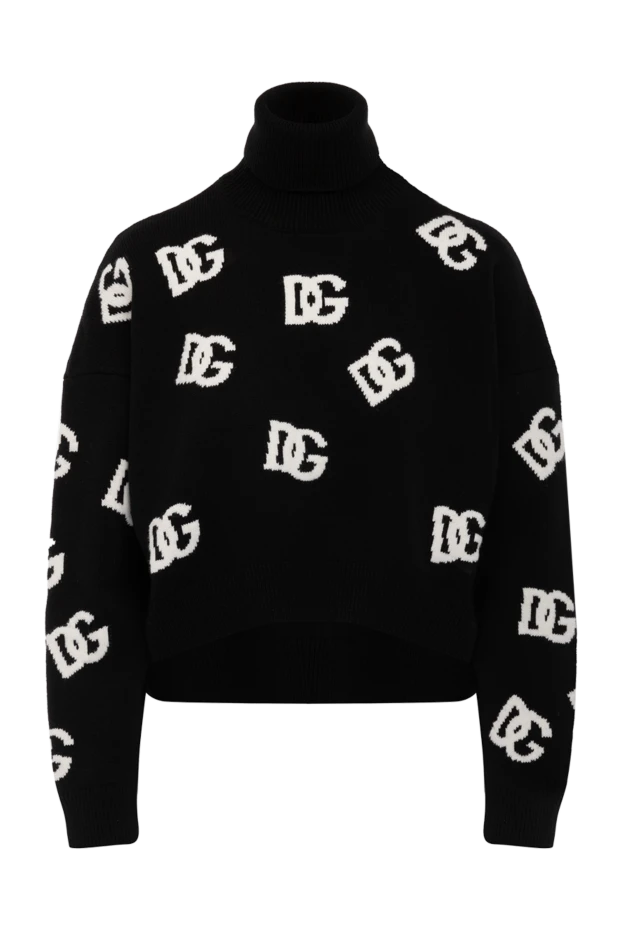 Dolce & Gabbana woman women's black wool jumper купить с ценами и фото 177217 - photo 1