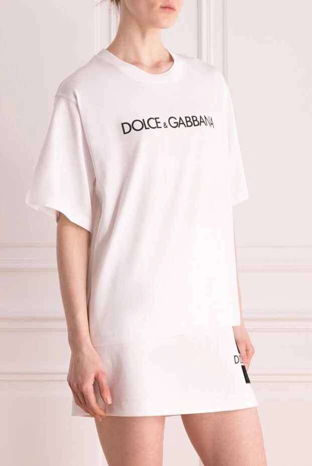 Dolce & Gabbana мужские джинсы из хлопка и эластана голубые мужские 177793 - фото 3