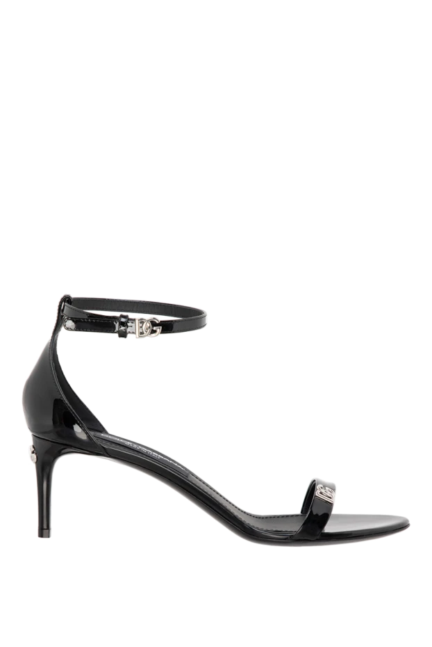 Dolce & Gabbana woman women's black genuine leather sandals купить с ценами и фото 177230 - photo 1