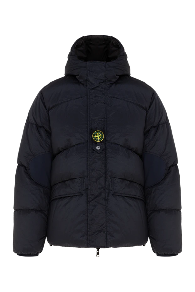 Stone Island man black polyamide down jacket for men купить с ценами и фото 177285 - photo 1