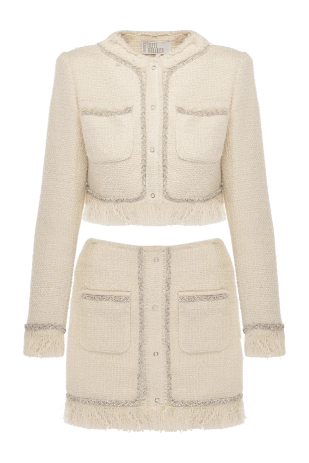 Giuseppe Di Morabito woman women's beige suit with skirt купить с ценами и фото 177291 - photo 1