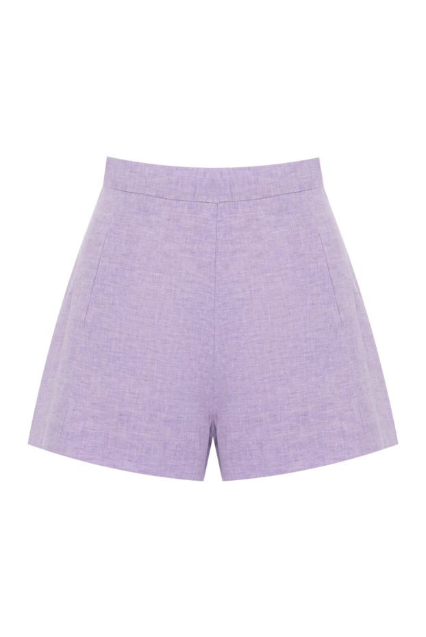 Forte dei Marmi Couture woman women's linen shorts purple купить с ценами и фото 177297 - photo 1