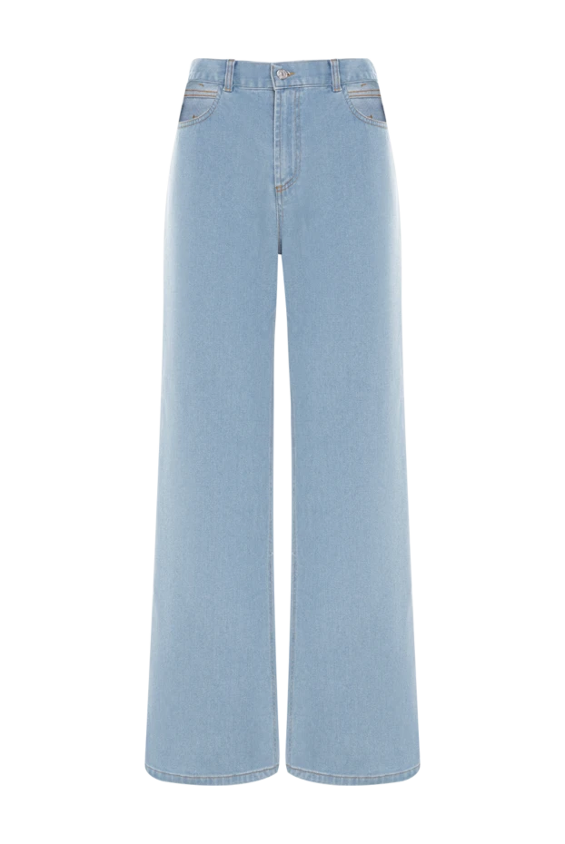 Forte dei Marmi Couture woman women's blue cotton jeans купить с ценами и фото 177301 - photo 1