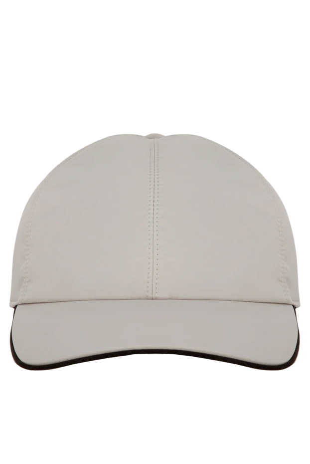 Ermenegildo Zegna man men's white polyester cap купить с ценами и фото 177330 - photo 1