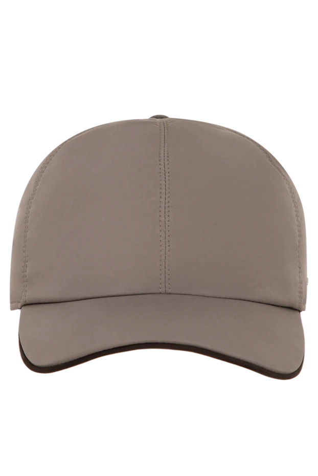 Ermenegildo Zegna man men's brown polyester cap купить с ценами и фото 177332 - photo 1