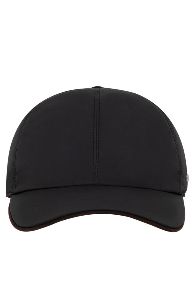 Ermenegildo Zegna man men's black polyester cap купить с ценами и фото 177334 - photo 1