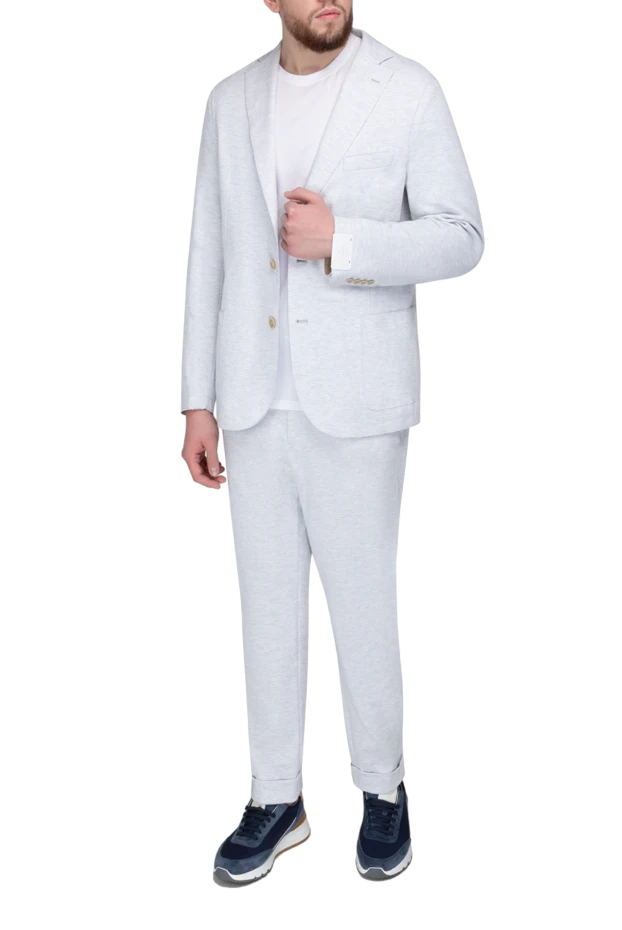 Eleventy man men's blue walking suit купить с ценами и фото 177502 - photo 2