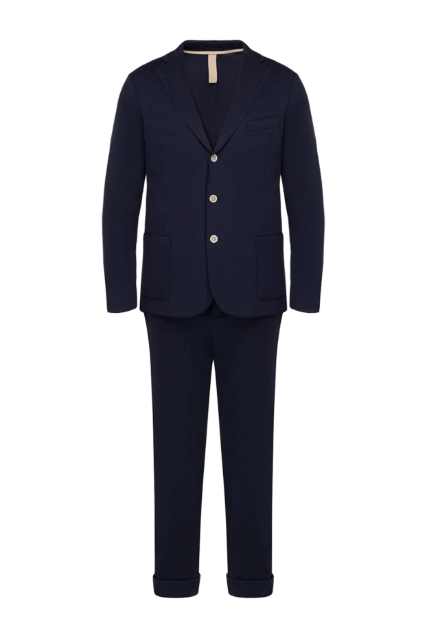 Eleventy man men's blue walking suit купить с ценами и фото 177503 - photo 1