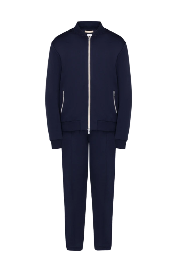 Eleventy man men's blue walking suit made of cotton and polyamide купить с ценами и фото 177509 - photo 1