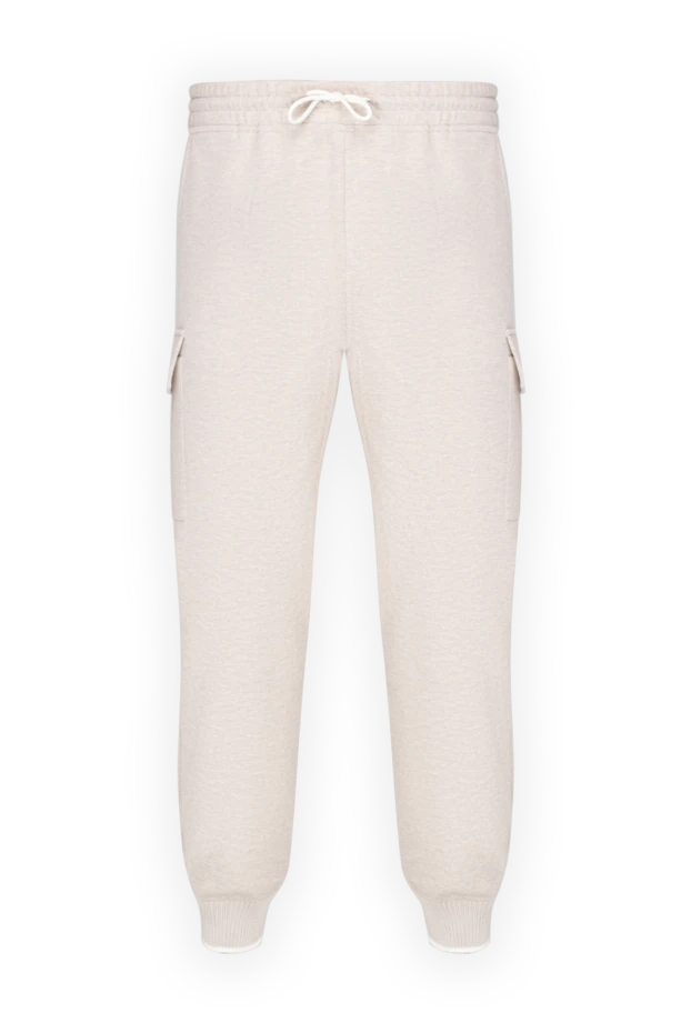 Eleventy man men's beige trousers купить с ценами и фото 177533 - photo 1