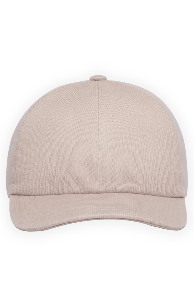 Eleventy man cotton cap for men, beige купить с ценами и фото 177549 - photo 1