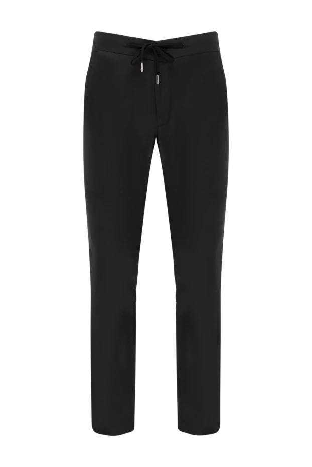 Cesare di Napoli man men's black wool trousers купить с ценами и фото 177582 - photo 1