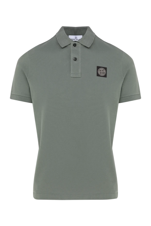 Stone Island man cotton polo men's green купить с ценами и фото 177610 - photo 1