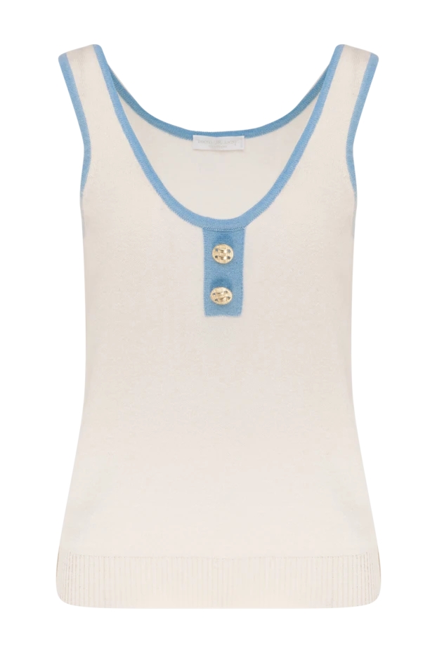 Rocco Ragni woman women's cashmere tank top, beige купить с ценами и фото 177648 - photo 1