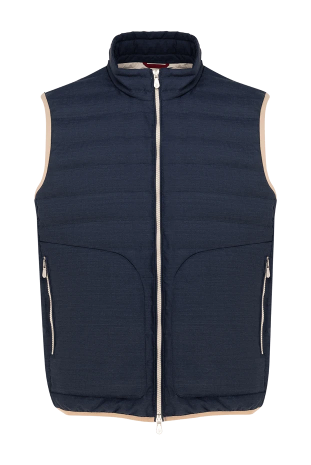 Brunello Cucinelli men's polyester and elastane vest black 177658 - photo 1