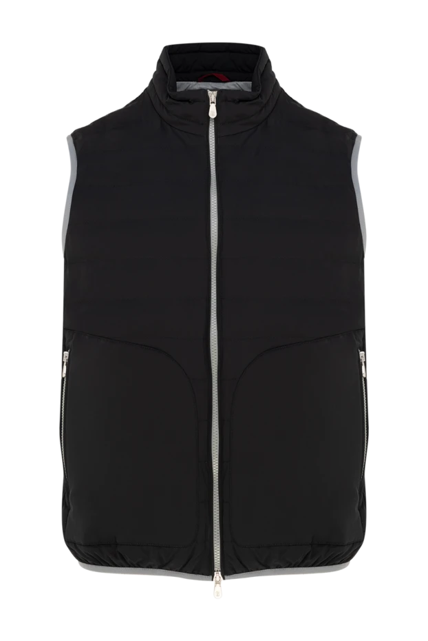 Brunello Cucinelli men's polyester and elastane vest black 177660 - photo 1