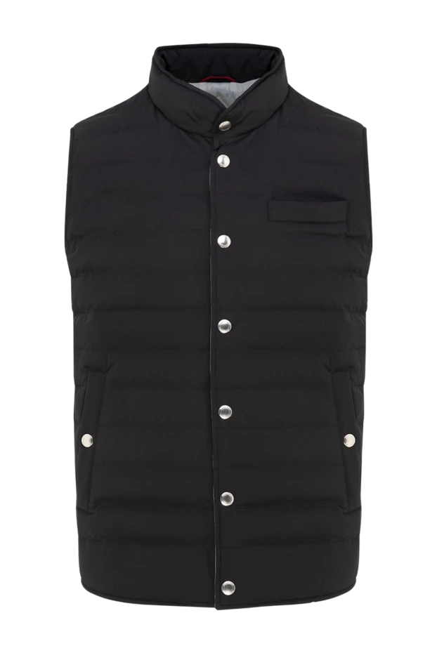 Brunello Cucinelli men's polyester and elastane vest black 177661 - photo 1
