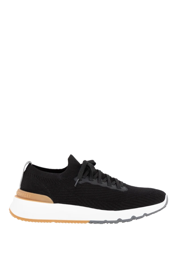 Sneakers made of textile for men black - photo 1