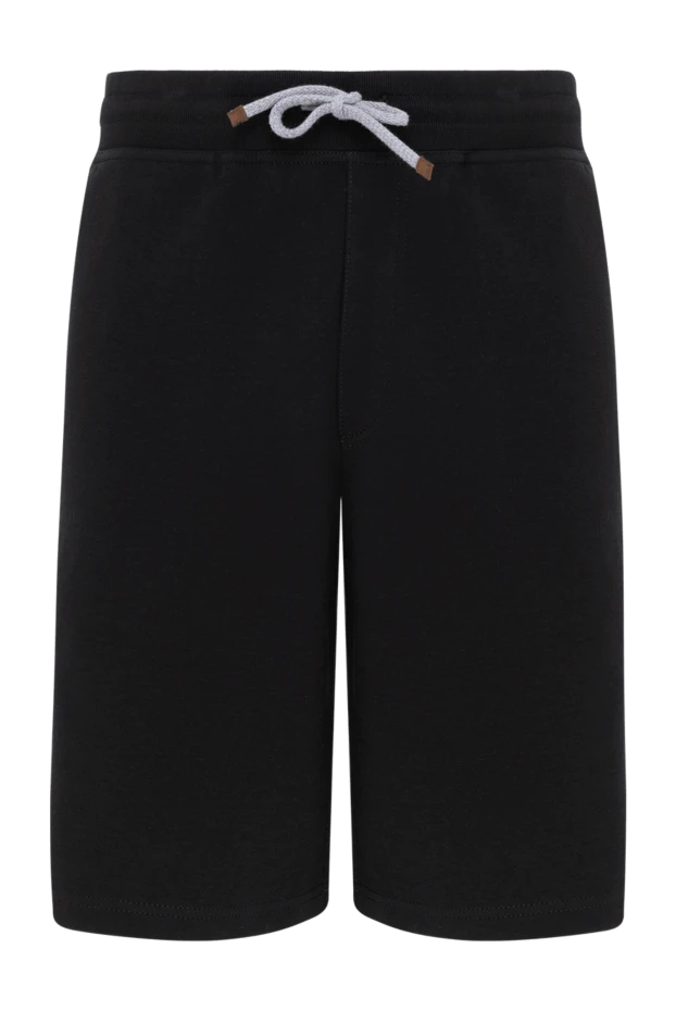 Shorts made of cotton and polyamide for men black