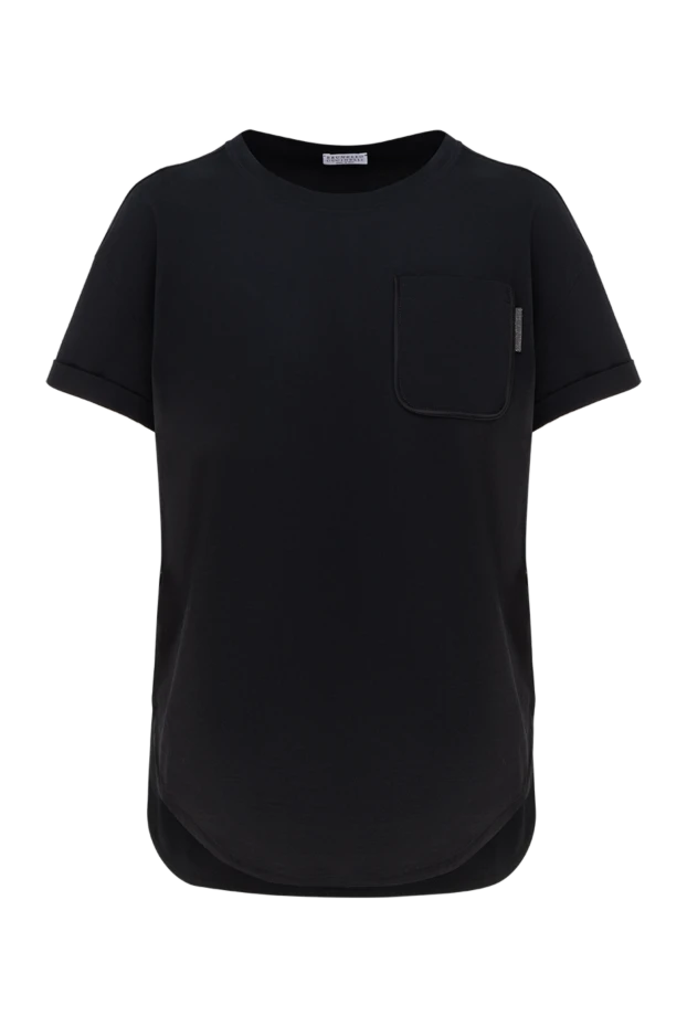 Футболка женская черная - фото 1