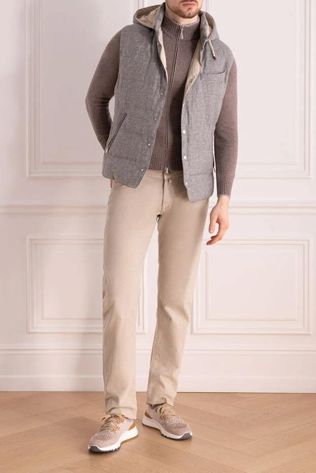 Brunello Cucinelli жилет мужской черный 177713 - фото 2