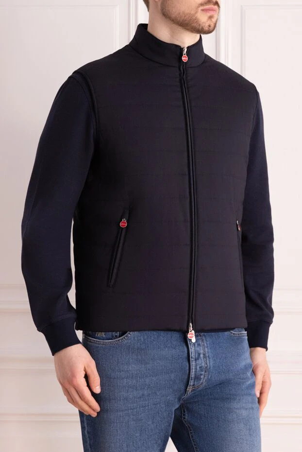 Kiton сыдырмалы және тік жағасы бар қою көк көрпе
 177714 - фото 3