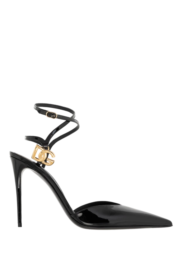 Dolce & Gabbana woman women's black leather sandals купить с ценами и фото 177766 - photo 1