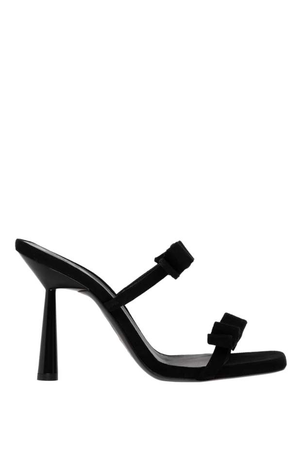 Gia Borghini woman women's black leather sandals купить с ценами и фото 177783 - photo 1