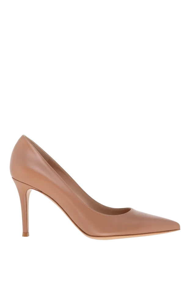 Gianvito Rossi woman women's shoes made of genuine leather, beige купить с ценами и фото 177784 - photo 1