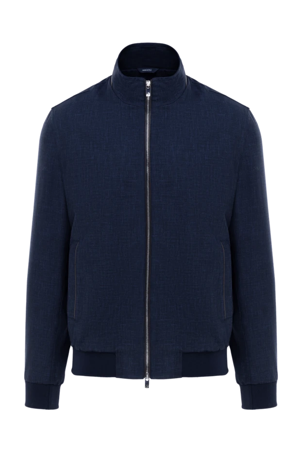 Tombolini man men's blue wool jacket купить с ценами и фото 177809 - photo 1