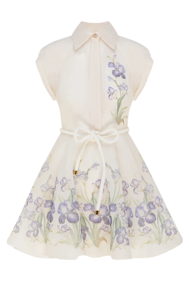 Zimmermann зығыр мен жібектен тігілген әйелдердің көк көйлегі 177814 - фото 1