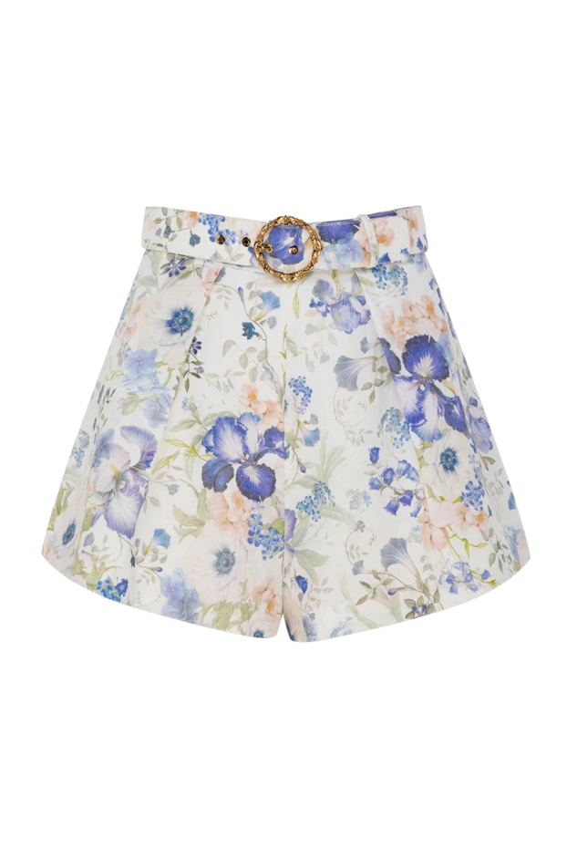 Әйелдерге арналған көк зығыр шорт - фото 1