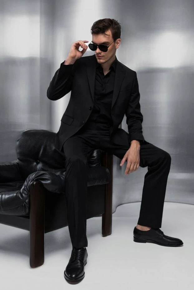 Sartoria Latorre костюм из шерсти мужские черные 177828 - фото 2