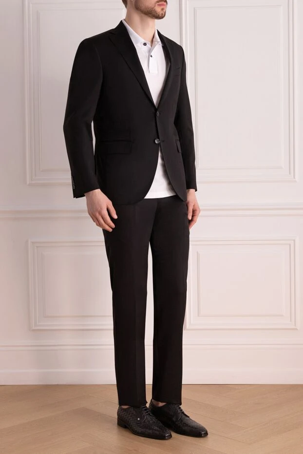 Sartoria Latorre костюм из шерсти мужские черные 177828 - фото 3