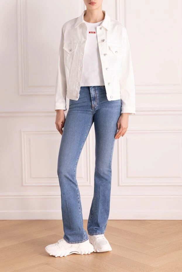 Jacob Cohen куртка джинсовая женская белая 177842 - фото 3