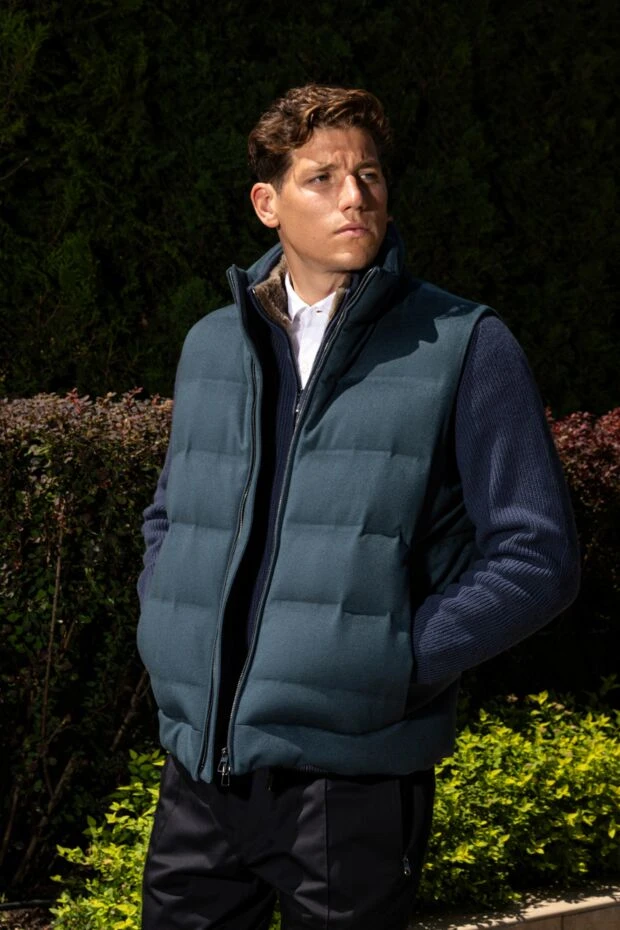 Alessandro Gherardi men's white linen fitted shirt
 177882 - photo 2