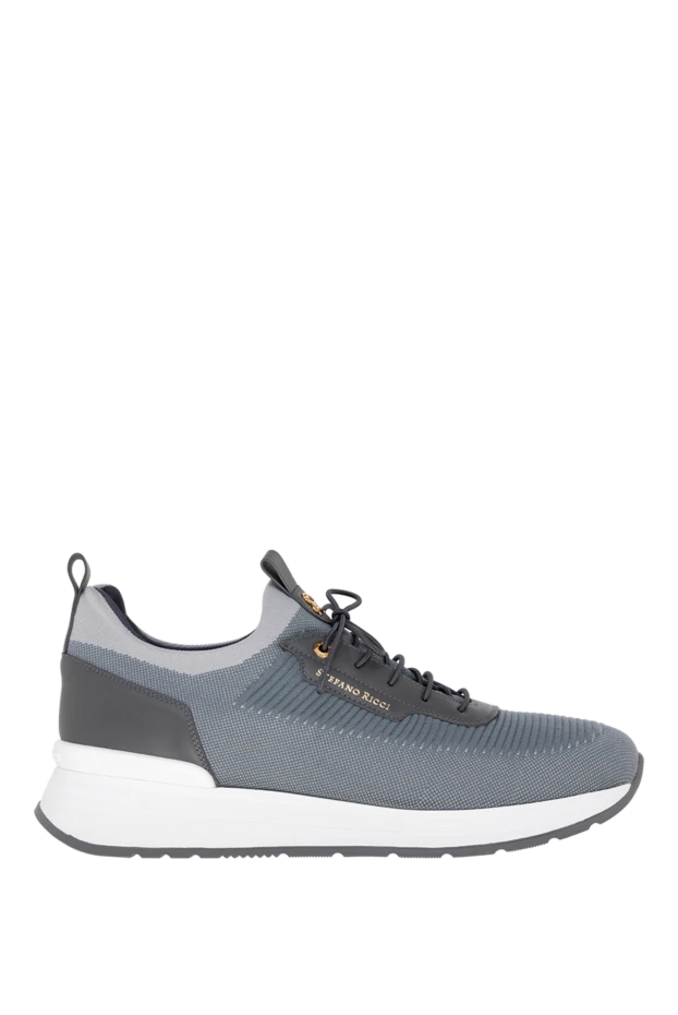 Кроссовки из полиэстера мужские серые - фото 1