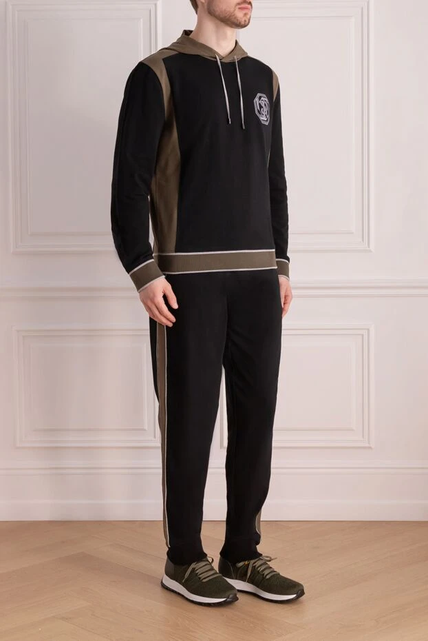 Stefano Ricci black men's walking suit made of cotton and elastane 177911 - photo 3