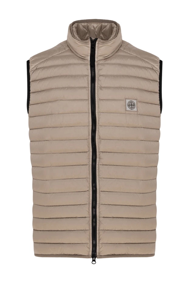 Stone Island man beige men's polyester vest купить с ценами и фото 177916 - photo 1