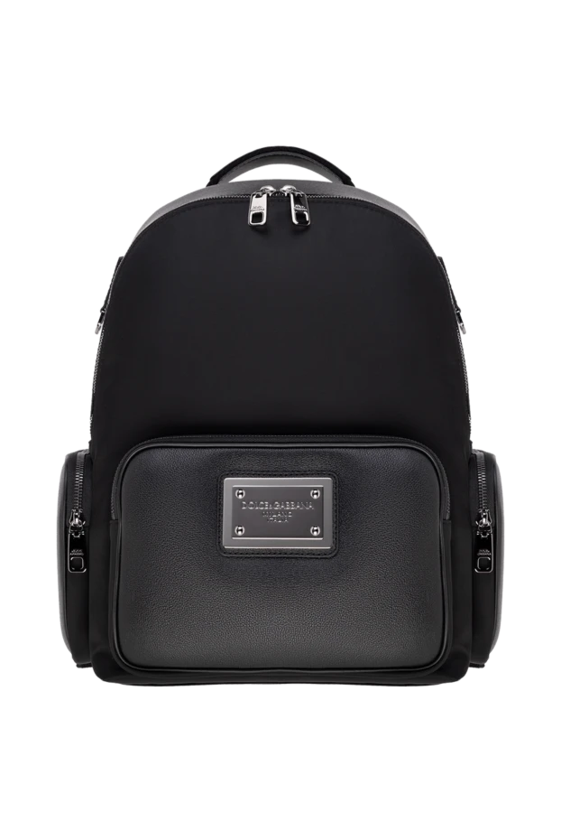 Dolce & Gabbana man men's black polyester backpack купить с ценами и фото 177951 - photo 1