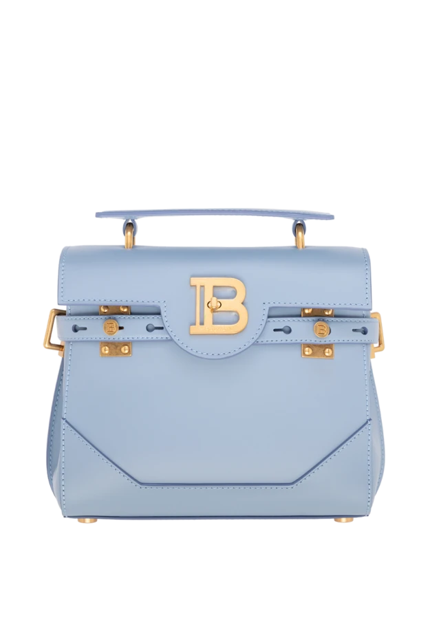 Balmain woman women's calfskin bag blue купить с ценами и фото 177966 - photo 1