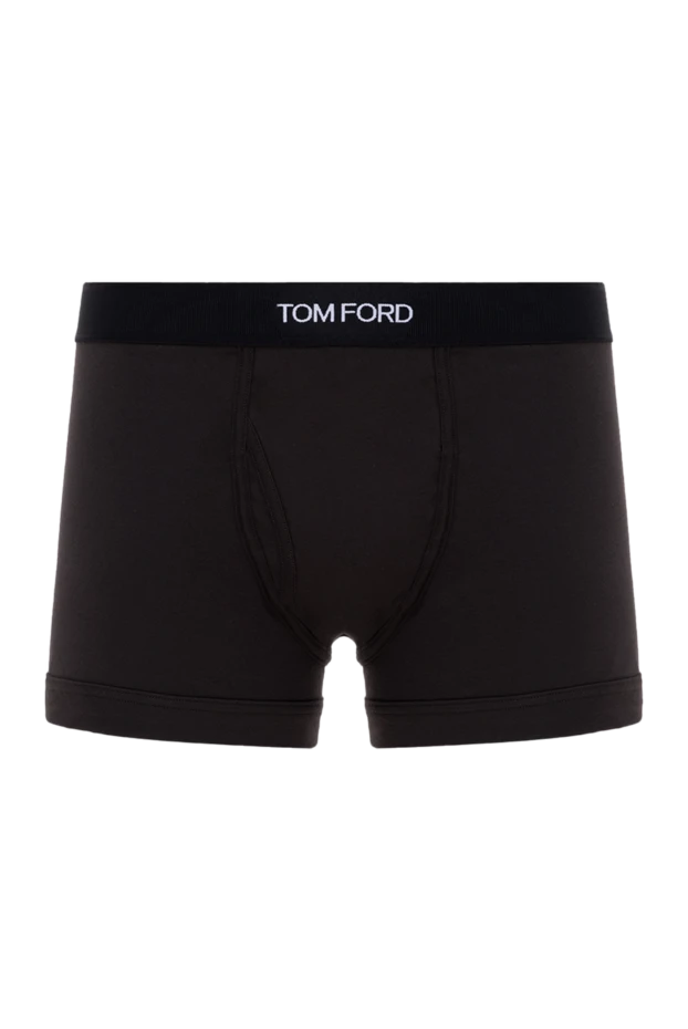 Tom Ford man men's boxer briefs made of cotton and elastane, gray купить с ценами и фото 177971 - photo 1